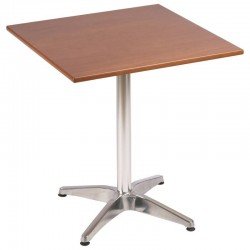 MESA QUADRADA COM TAMPO DE MADEIRA TAUARI TRAMONTINA