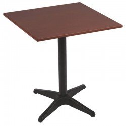 MESA QUADRADA COM TAMPO DE MADEIRA TAUARI TRAMONTINA