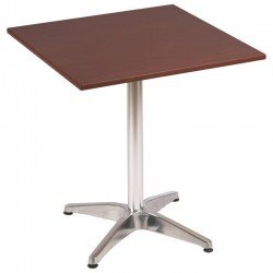 MESA QUADRADA COM TAMPO DE MADEIRA TAUARI TRAMONTINA