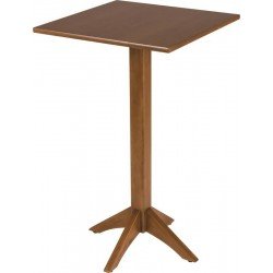 MESA DE MADEIRA LONDON BISTRÔ QUADRADA EM TAUARI AMENDOA 60 CM TRAMONTINA