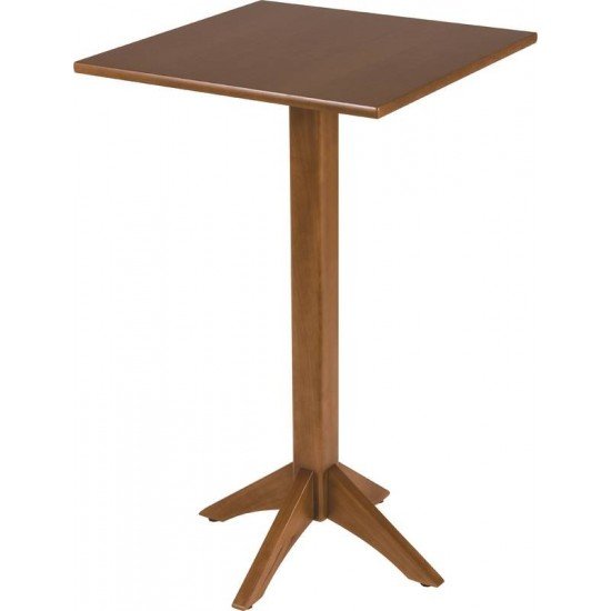 MESA DE MADEIRA LONDON BISTRÔ QUADRADA EM TAUARI AMENDOA 60 CM TRAMONTINA