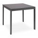 MESA QUADRADA BARCELONA EM MULTILAMINADO GRAFITE CPERNAS EM ACO ACABAMENTO GRAFITE 70 CM TRAMONTINA