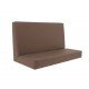 BOOTHS LONDON FLAT COM ESTOFADO COR CAFE TRAMONTINA
