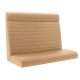 BOOTHS LONDON STRIPED ESTOFADO COR BEGE TRAMONTINA