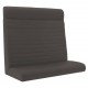 BOOTHS LONDON STRIPED ESTOFADO COR PRETO TRAMONTINA