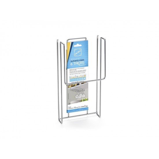 SUPORTE PARA 6 TAÇAS PENDURAR LINHA ORGANIZA ARTHI