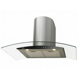 COIFA DE PAREDE FISCHER TALENT TOUCH DIGITAL 90CM EM AÇO INOX E VIDRO