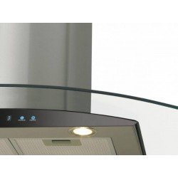 COIFA DE PAREDE FISCHER TALENT TOUCH DIGITAL 90CM EM AÇO INOX E VIDRO