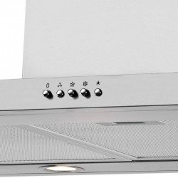 COIFA DE ILHA FISCHER TRADITION LINE 90CM EM AÇO INOX
