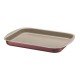 ASSADEIRA RASA 40CM 3 7L BRASIL VERMELHO ALUMINIO COM REVESTIMENTO ANTIADERENTE TRAMONTINA