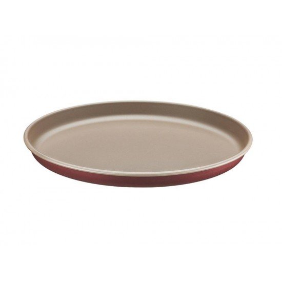 ASSADEIRA PARA PIZZA 35CM 3 0L BRASIL VERMELHO ALUMINIO COM REVESTIMENTO ANTIADERENTE TRAMONTINA