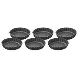 CONJUNTO FORMAS TORTINHAS 6 PEÇAS BRASIL PRE ALUMINIO COM REVESTIMENTO ANTIADERENTE TRAMONTINA