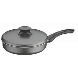 FRIGIDEIRA RETA COM TAMPA 22CM PARIS GRAFITE ALU COM REVESTIMENTO ESTIMENTO ANTIADERENTE TRAMONTINA