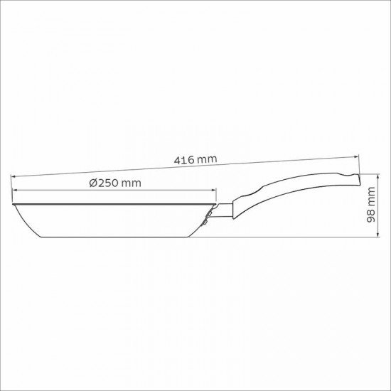 FRIGIDEIRA TRAMONTINA TURIM EM ALUMÍNIO COM REVESTIMENTO INTERNO E EXTERNO EM ANTIADERENTE STARFLON MAX VERMELHO 24 CM 1,4 L