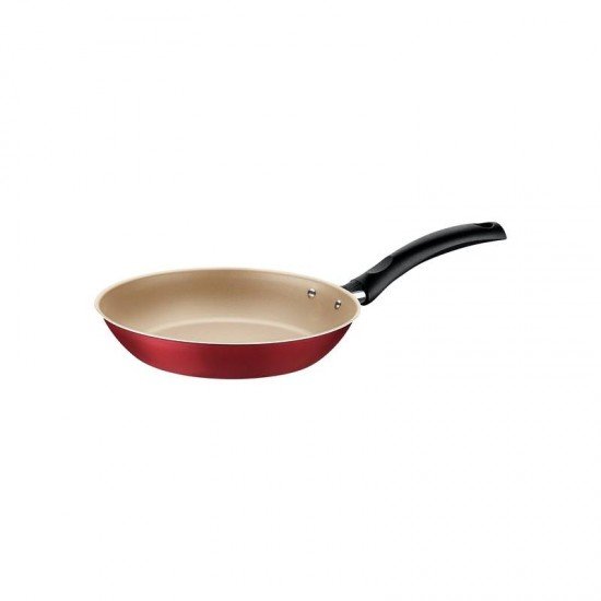 FRIGIDEIRA TRAMONTINA TURIM EM ALUMÍNIO COM REVESTIMENTO INTERNO E EXTERNO EM ANTIADERENTE STARFLON MAX VERMELHA 16 CM 0,4 L