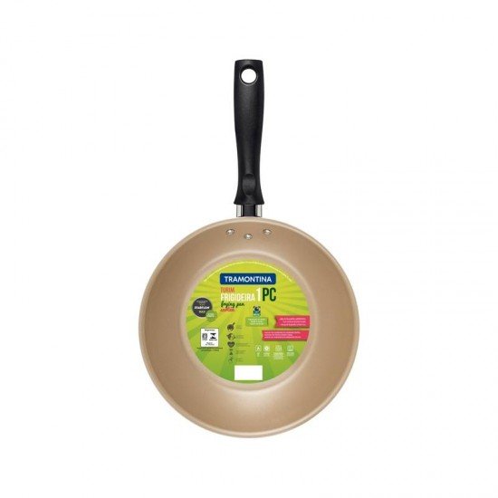 FRIGIDEIRA TRAMONTINA TURIM EM ALUMÍNIO COM REVESTIMENTO INTERNO E EXTERNO EM ANTIADERENTE STARFLON MAX VERMELHA 22 CM 1 L