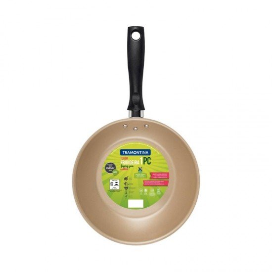 FRIGIDEIRA TRAMONTINA TURIM EM ALUMÍNIO COM REVESTIMENTO INTERNO E EXTERNO EM ANTIADERENTE STARFLON MAX VERMELHA 24 CM 1,4 L