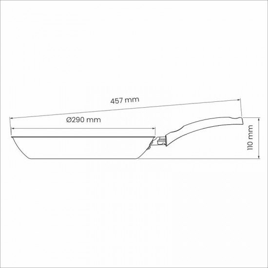 FRIGIDEIRA TRAMONTINA TURIM EM ALUMÍNIO COM REVESTIMENTO INTERNO E EXTERNO EM ANTIADERENTE STARFLON MAX VERMELHA 28 CM 2 L