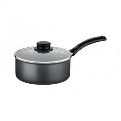 PANELA TRAMONTINA TURIM EM ALUMÍNIO COM REVESTIMENTO INTERNO E EXTERNO EM ANTIADERENTE STARFLON MAX CHUMBO 18 CM 2 L