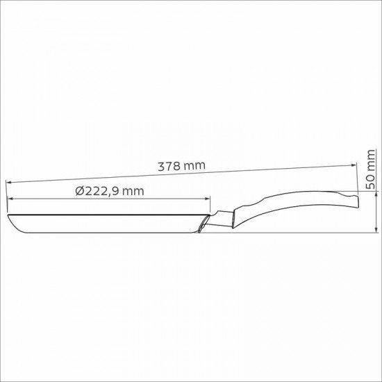 PANQUEQUEIRA TRAMONTINA TURIM EM ALUMÍNIO COM REVESTIMENTO INTERNO E EXTERNO EM ANTIADERENTE STARFLON MAX VERMELHO 22 CM 0,6 L