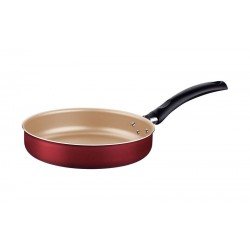 FRIGIDEIRA RETA TRAMONTINA TURIM EM ALUMÍNIO COM REVESTIMENTO INTERNO E EXTERNO ANTIADERENTE STARFLON MAX VERMELHO 22 CM 1,7 L