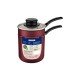 CUSCUZEIRA TRAMONTINA EM ALUMÍNIO COM REVESTIMENTO INTERNO E EXTERNO EM ANTIADERENTE STARFLON MAX VERMELHO 10 CM 0,8 L
