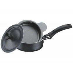 FRIGIDEIRA P OVO POCHE 10CM TURIM CINZA ALUMINIO COM REVESTIMENTO ESTIMENTO ANTIADERENTE TRAMONTINA
