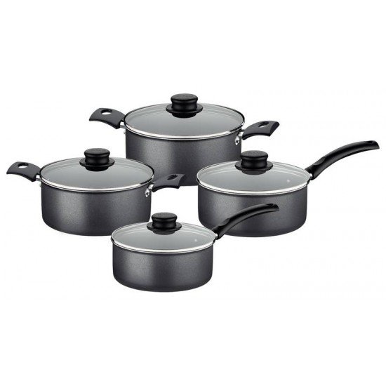 DISPLAY 12 PEÇAS DE PANELAS DE ALUMÍNIO REVESTIMENTO INTERNO DE ANTIADERENTE TRAMONTINA