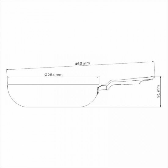FRIGIDEIRA FUNDA TRAMONTINA LORETO EM ALUMÍNIO COM REVESTIMENTO INTERNO E EXTERNO EM ANTIADERENTE STARFLON MAX GRAFITE 28 CM 3,3 L