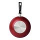 FRIGIDEIRA FUNDA TRAMONTINA LORETO EM ALUMÍNIO COM REVESTIMENTO INTERNO E EXTERNO EM ANTIADERENTE STARFLON MAX VERMELHO 24 CM 2,2 L