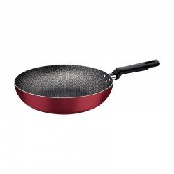 FRIGIDEIRA FUNDA TRAMONTINA LORETO EM ALUMÍNIO COM REVESTIMENTO INTERNO E EXTERNO EM ANTIADERENTE STARFLON MAX VERMELHO 24 CM 2,2 L