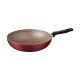 FRIGIDEIRA FUNDA TRAMONTINA EM ALUMÍNIO COM REVESTIMENTO INTERNO E EXTERNO EM ANTIADERENTE STARFLON MAX VERMELHO 24 CM 2,2 L