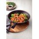 WOK TRAMONTINA LORETO EM ALUMÍNIO COM REVESTIMENTO INTERNO E EXTERNO EM ANTIADERENTE STARFLON MAX GRAFITE 24 CM 2,2 L