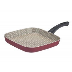 BISTEQUEIRA LISA 28CM PARIS VERMELHO ALUMINIO COM REVESTIMENTO ANTIADERENTE TRAMONTINA