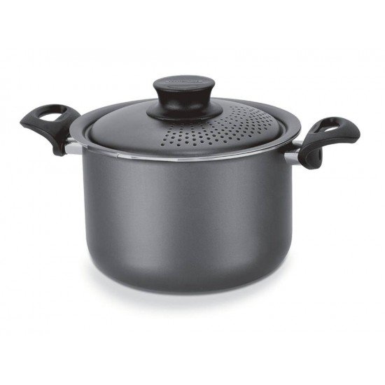 ESPAGUETEIRA 24CM 7 5L PARIS GRAFITE ALUMINIO COM REVESTIMENTO ANTIADERENTE TRAMONTINA