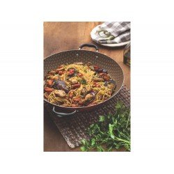 WOK 36CM 6 6L PARIS VERMELHO ALUMINIO COM REVESTIMENTO ANTIADERENTE TRAMONTINA