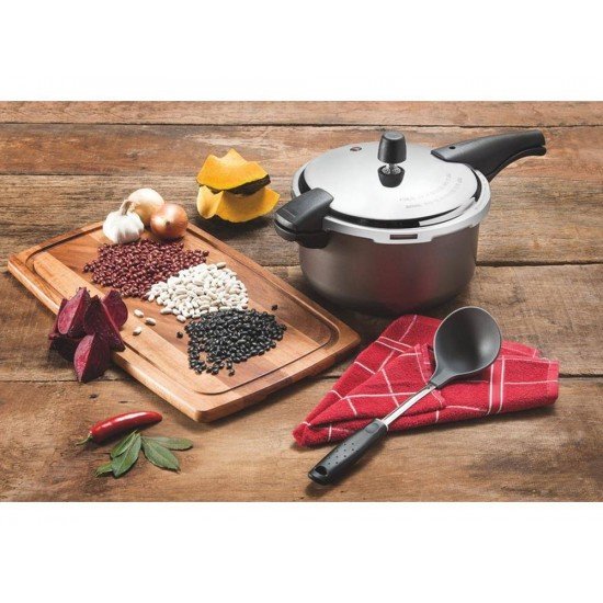 PANELA DE PRESSAO 24CM 6 0L VANCOUVER GRAFITE ALUMINIO COM REVESTIMENTO ANTIADERENTE TRAMONTINA