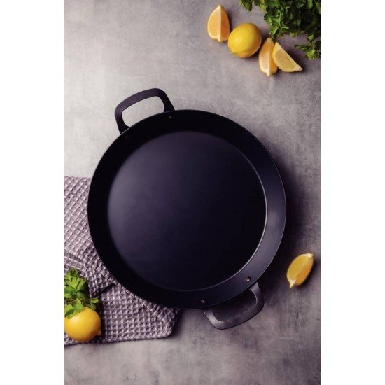 PAELLERA TRAMONTINA PROFISSIONAL EM FERRO 38 CM 5,1 L