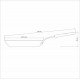 FRIGIDEIRA TRAMONTINA PROFISSIONAL EM FERRO  26 CM 1,7 L