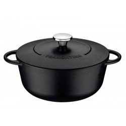 CAÇAROLA TRAMONTINA TRENTO EM FERRO ESMALTADO COM REVESTIMENTO INTERNO EM ANTIADERENTE STARFLON EXCELLENT 28 CM 6 L
