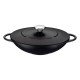 WOK TRAMONTINA TRENTO EM FERRO ESMALTADO COM REVESTIMENTO INTERNO EM ANTIADERENTE STARFLON EXCELLENT 32 CM 5 L