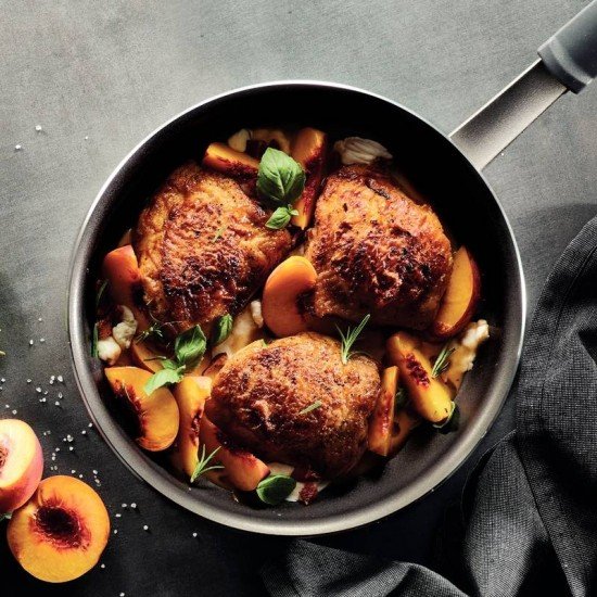 FRIGIDEIRA TRAMONTINA PROFISSIONAL EM ALUMÍNIO COM REVESTIMENTO INTERNO EM ANTIADERENTE STARFLON PREMIUM E EXTERNO LIXADO 25 CM 2 L