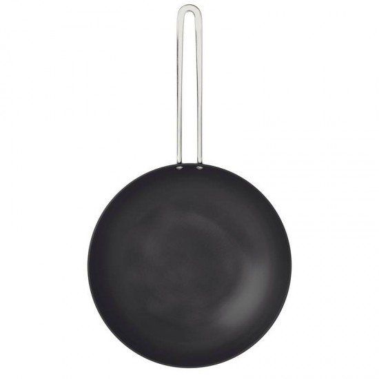 WOK CHURRASCO TRAMONTINA EM ALUMÍNIO ANODIZADO COM CABO DE AÇO INOX 24 CM 2,2 L