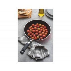 FRIGIDEIRA 20CM MONACO VERMELHO ALU COM REVESTIMENTO ESTIMENTO ANTIADERENTE E SILICONE TRAMONTINA