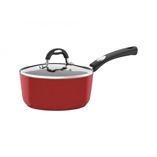 PANELA 20CM 2 6L MONACO VERMELHO ALUMINIO COM REVESTIMENTO ANTIADERENTE E SILICONE TRAMONTINA