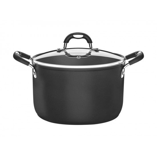 CALDEIRAO 24CM 6 7L MONACO PRETO ALUMINIO COM REVESTIMENTO ANTIADERENTE TRAMONTINA