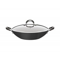 WOK 32CM 4 8L MONACO PRETO ALUMINIO COM REVESTIMENTO ANTIADERENTE TRAMONTINA