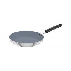 FRIGIDEIRA PROFISS ALUMINIO ACAB EXT LIXADO REVES INTERNO CERAMICO CABO BAQUELITE 28CM 2L TRAMONTINA