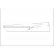 FRIGIDEIRA PROFISS ALUMINIO ACAB EXT LIXADO REVES INTERNO CERAMICO CABO BAQUELITE 28CM 2L TRAMONTINA