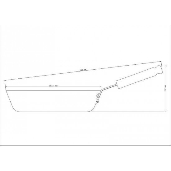 FRIGIDEIRA PROFISSIONAL EM ALUMINIO ACABAMENTO EXTERNO LIXADO COM REVESTIMENTO INTERNO ANTIADERENTE